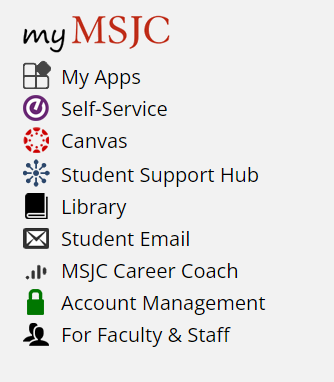 MSJC homepage