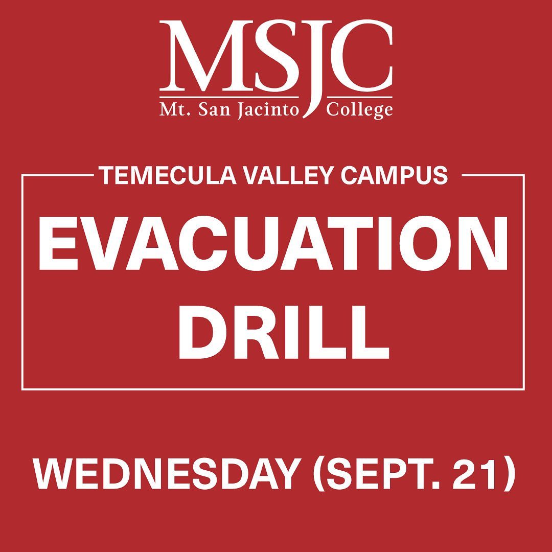 Emergency Drill at the Temecula Valley Campus