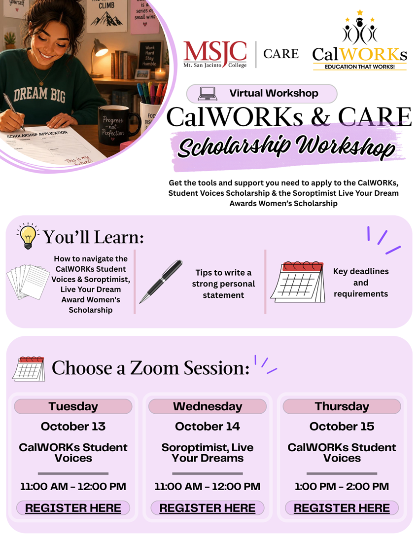 Soroptimist Scholarship Flyer