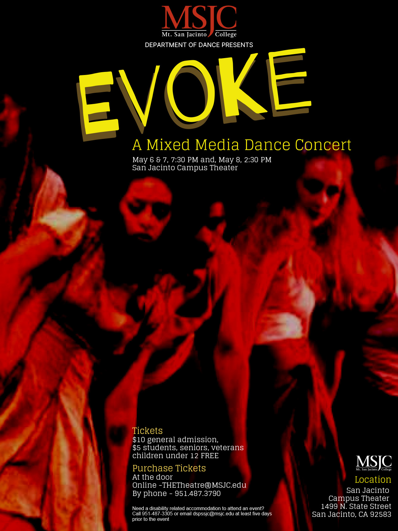 Evoke: a mixed-media dance concert
