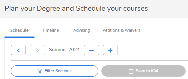 select semester