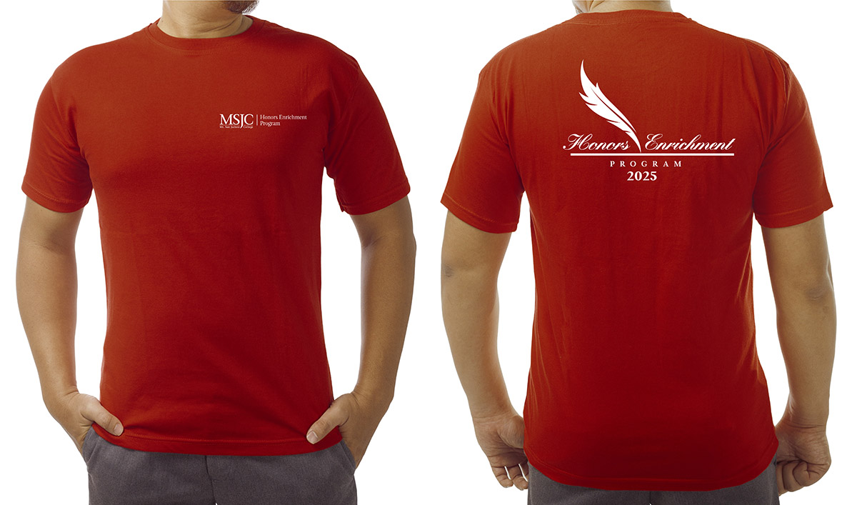 red t-shirt