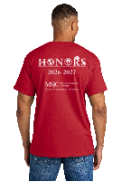 red t-shirt back
