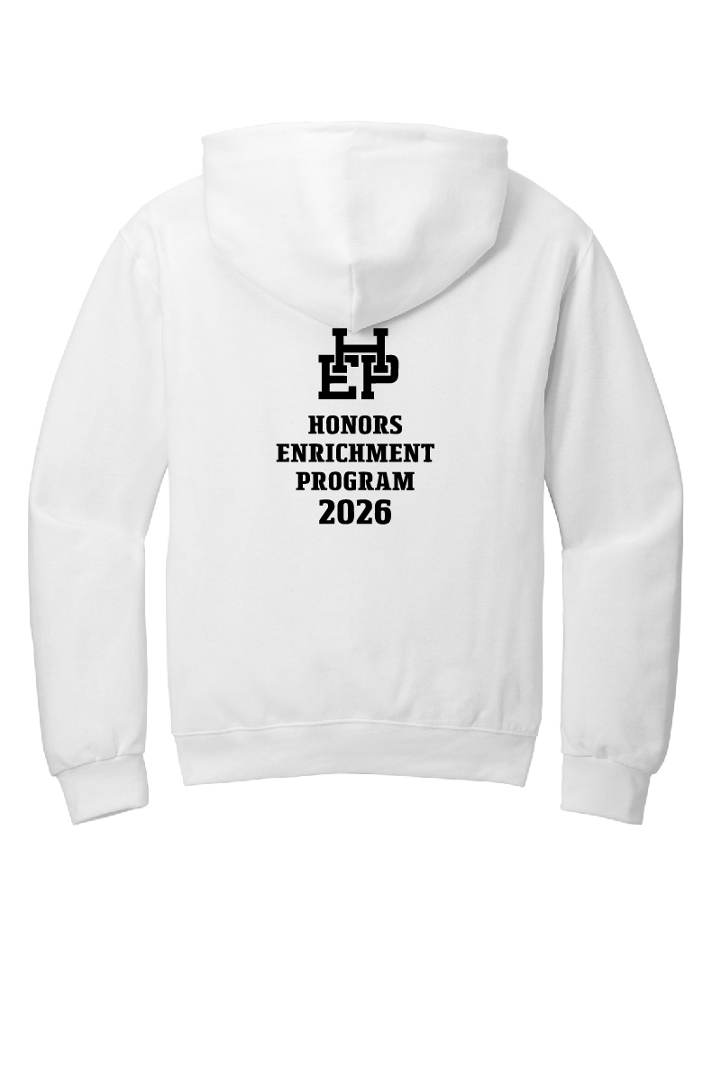 white sweatshirt back