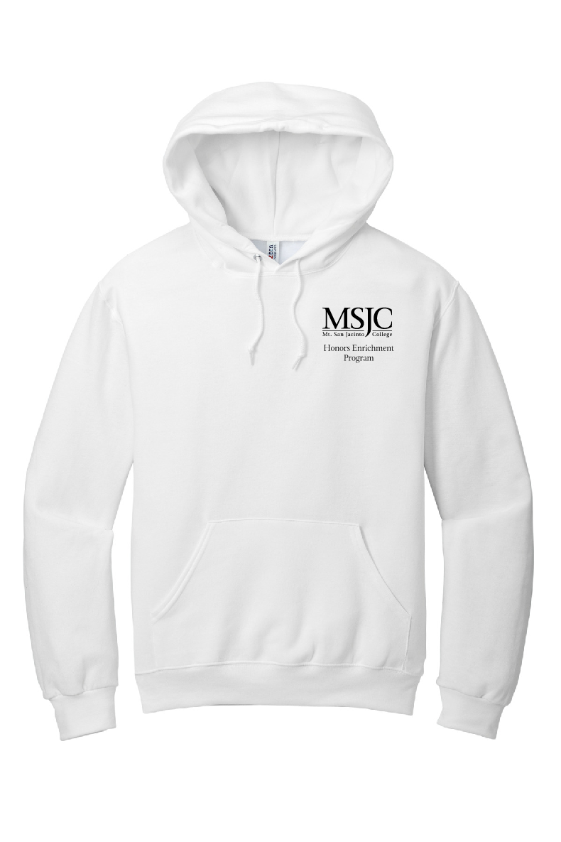 white sweatshirt front