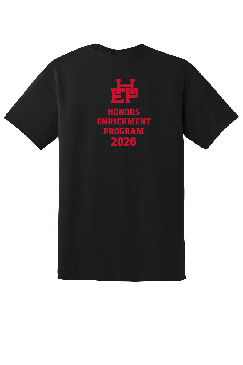 black t-shirt back