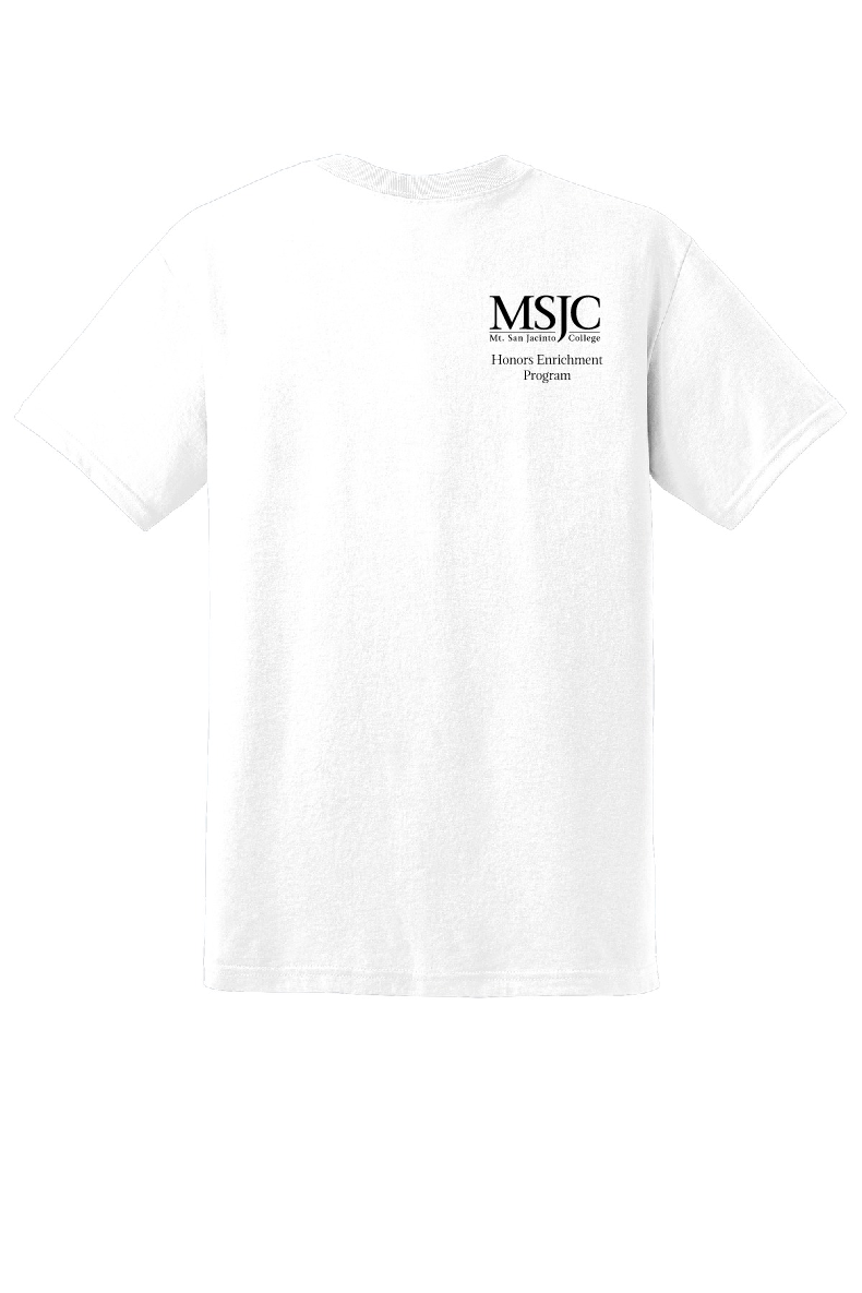 white t-shirt front