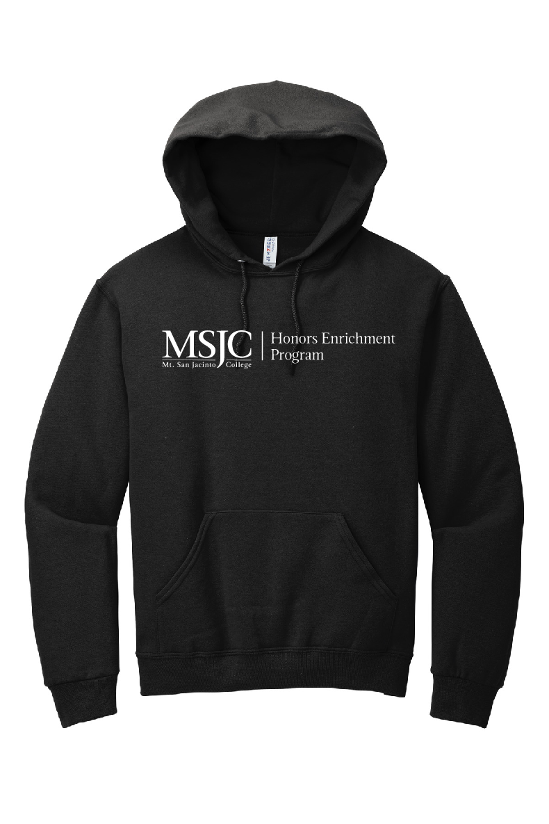 black sweatshirt