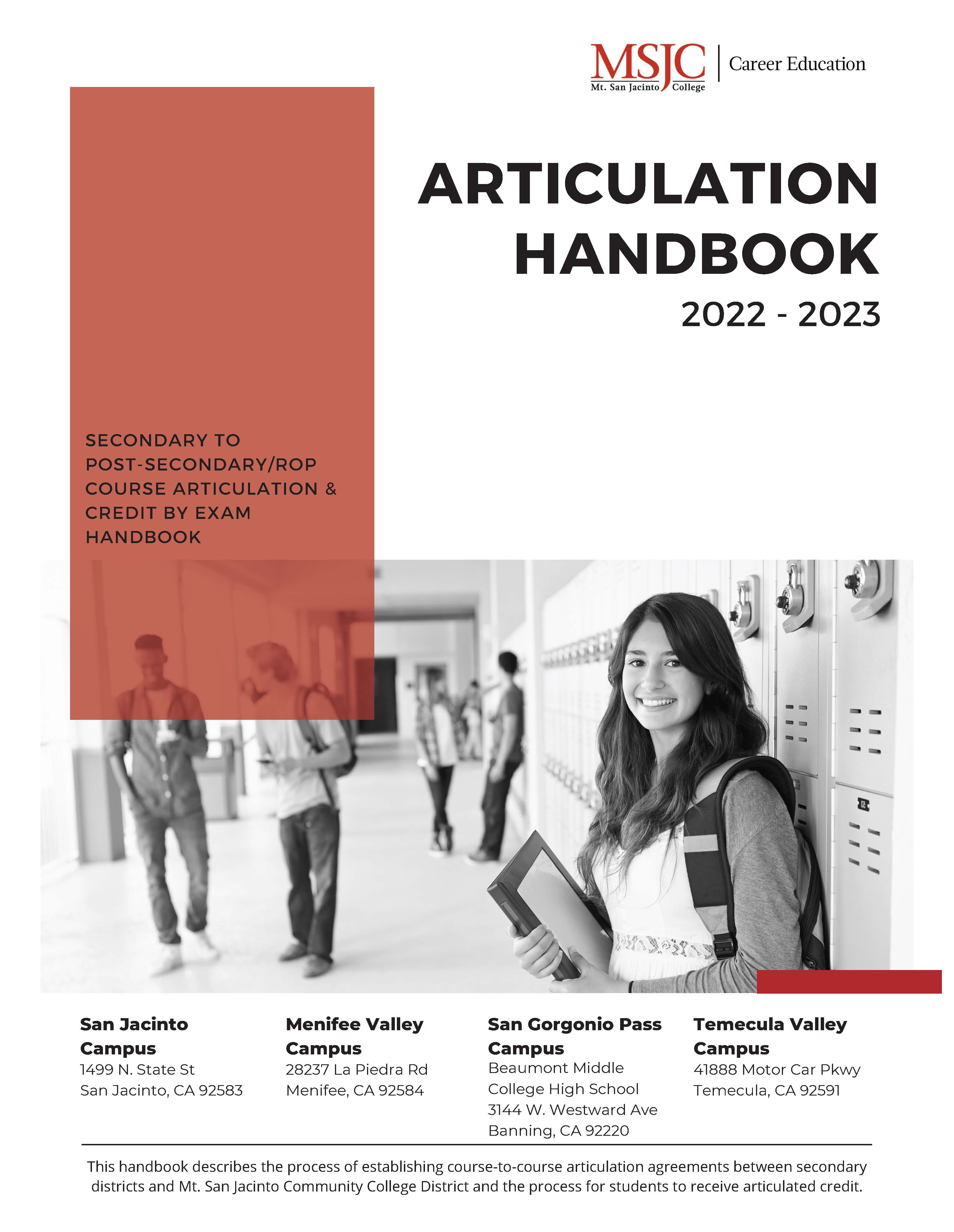 Articulation Handbook