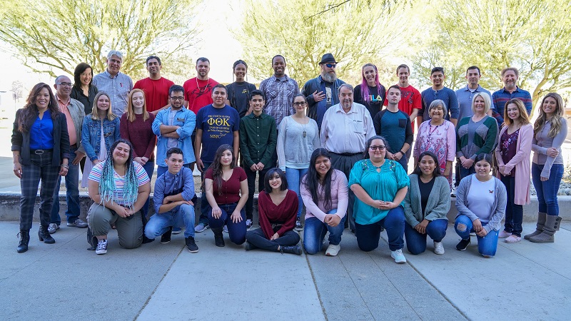 Honors Enrichment Program students and faculty