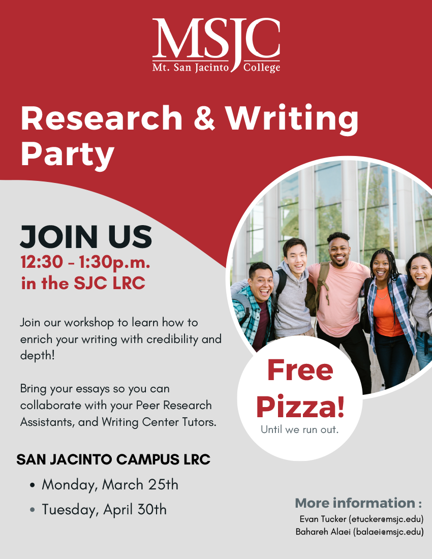 Research and Writing Parties