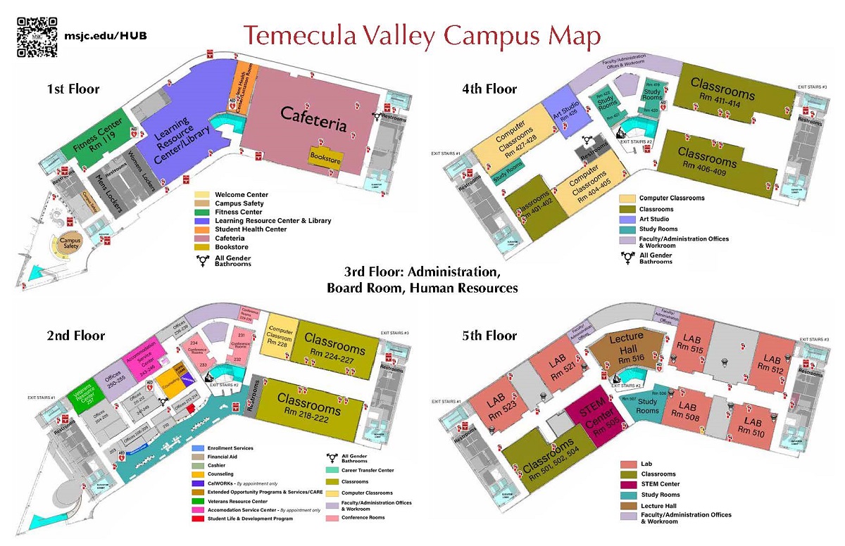 Temecula Valley Campus map