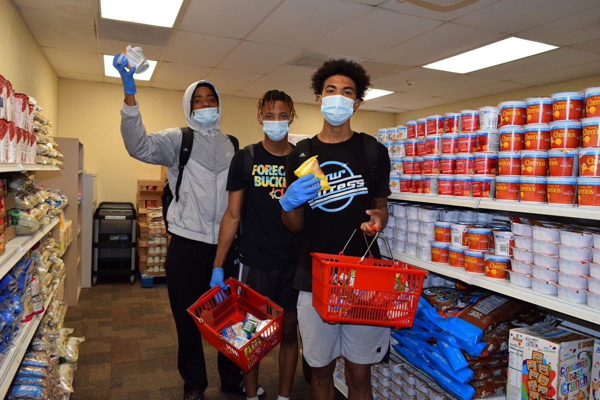 MSJC students attended a grand opening of the food pantries