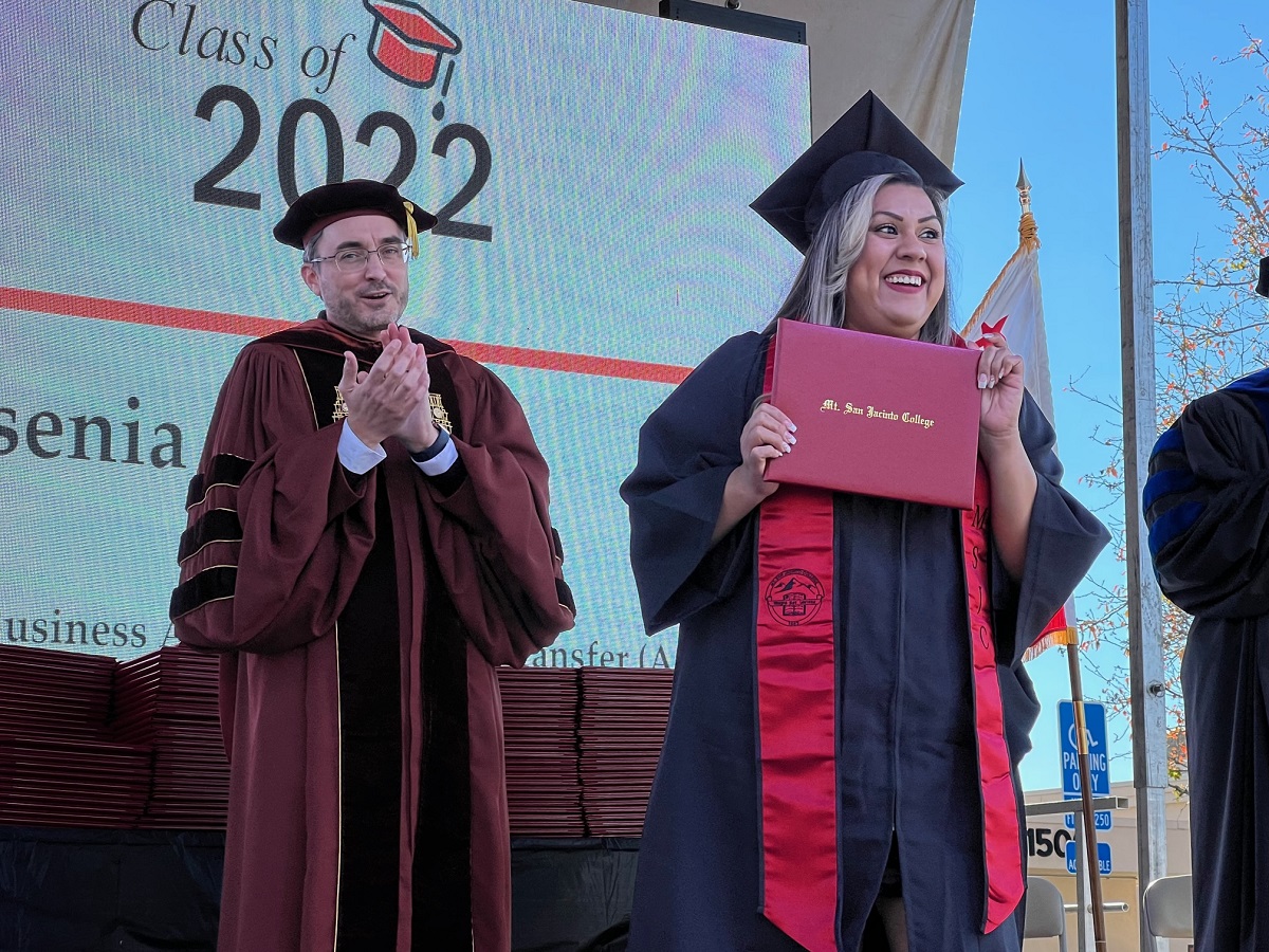 MSJC graduate Yesenia Carrillo