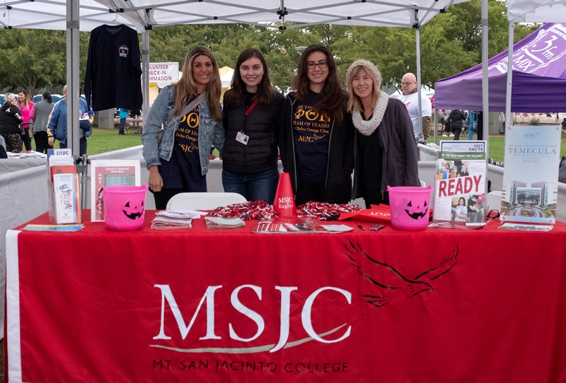 MSJC Eagles at the Komen walk