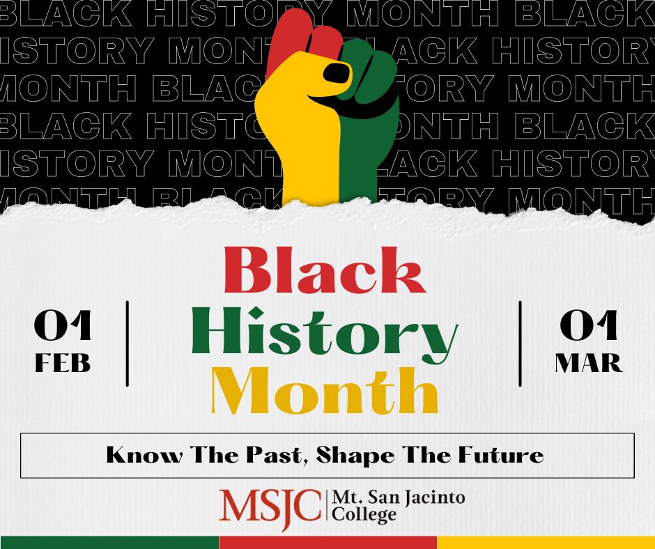 Celebrate Black History Month at Mt. San Jacinto College