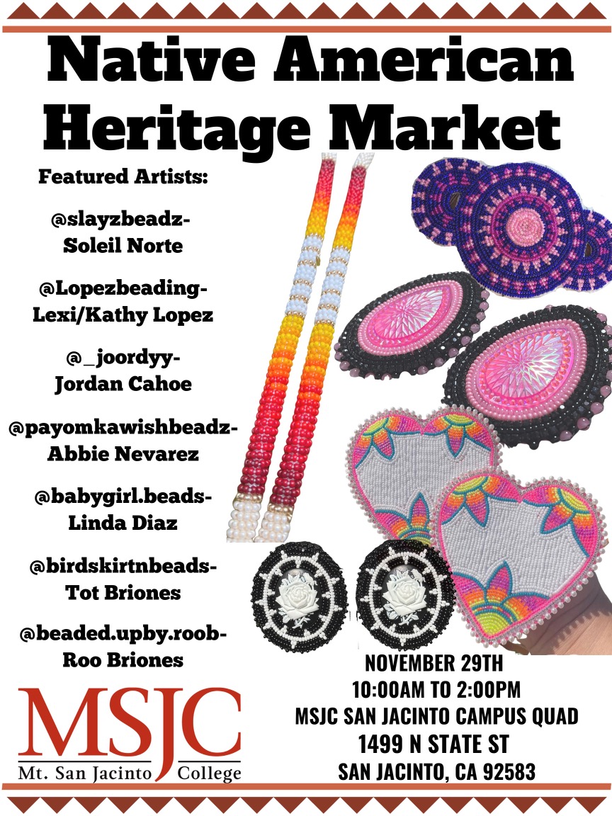 MSJC to host Native American Heritage Art Market