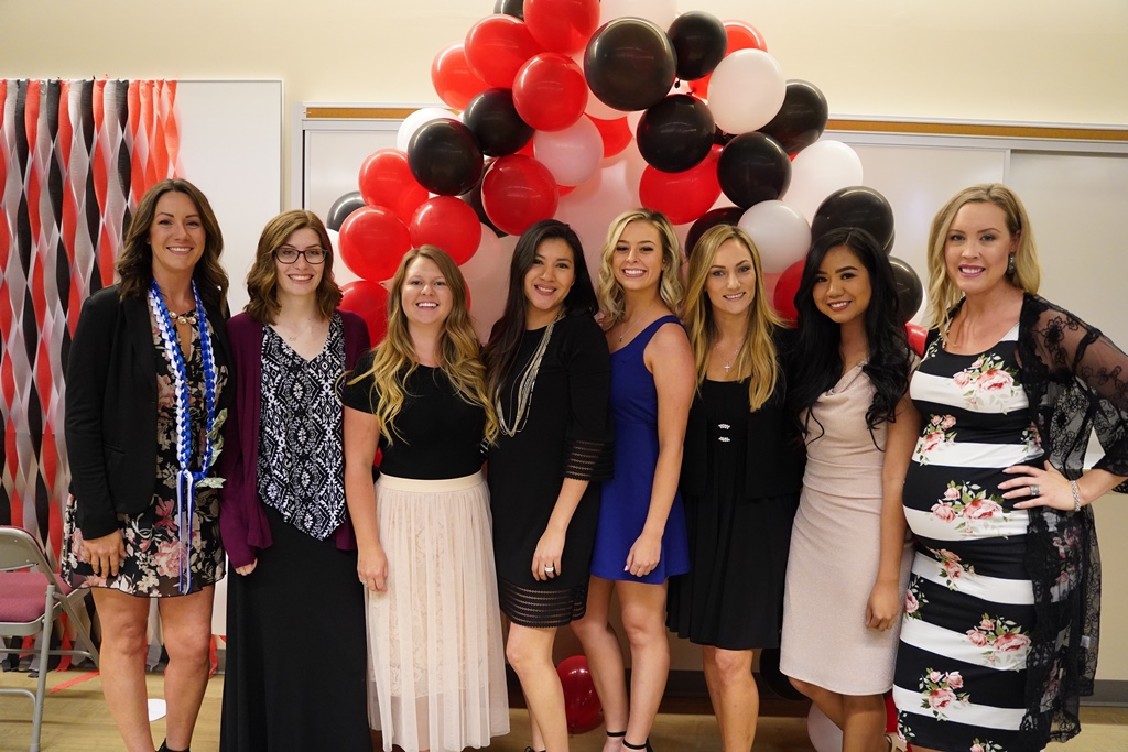 Eight graduates completed the Diagnostic Medical Sonography Program at MSJC