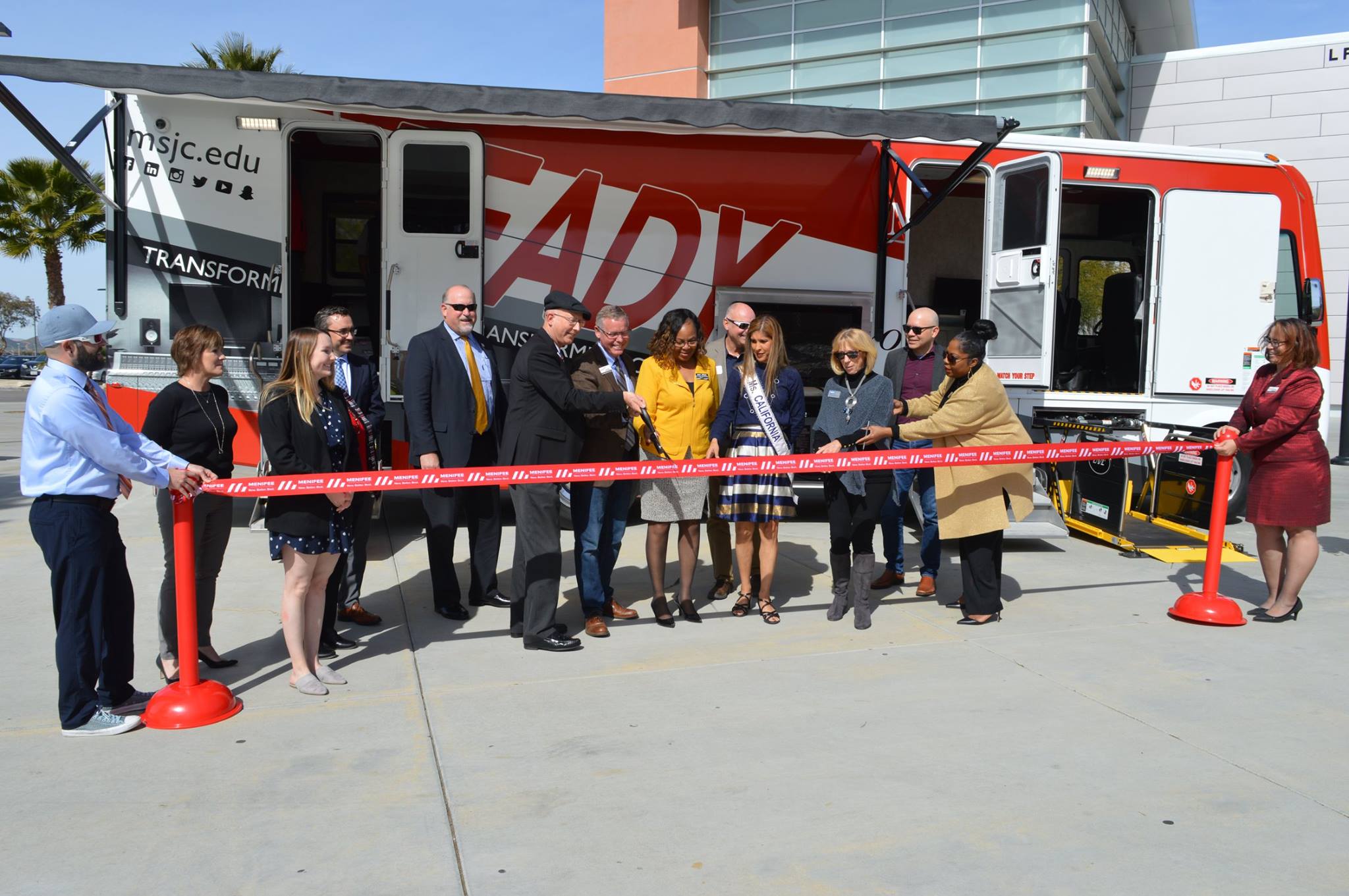 Mt. San Jacinto College Career Education Office proudly unveiled its new MSJC Mobile Career Center