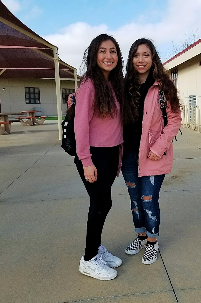 MSJC students Lilian Balli and Jasmine Trujillo of Banning