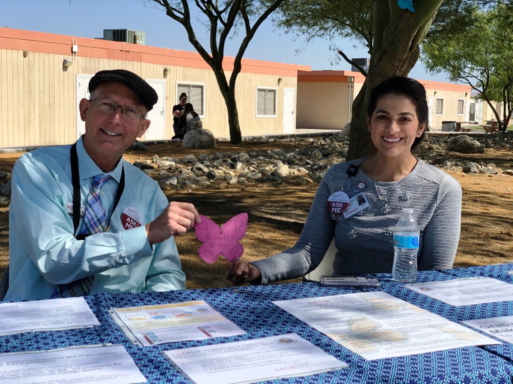 Dr. Colson and Selena support USAW