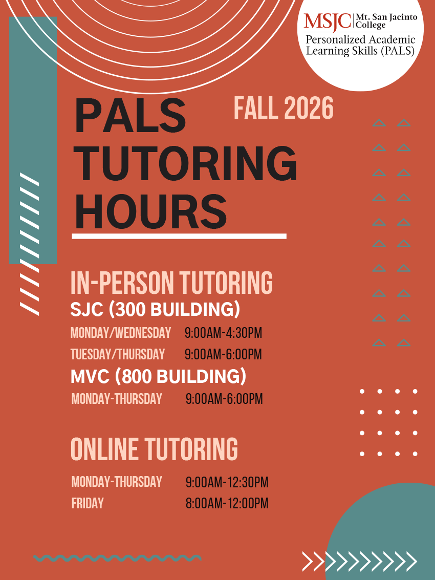 PALS Tutoring Hours