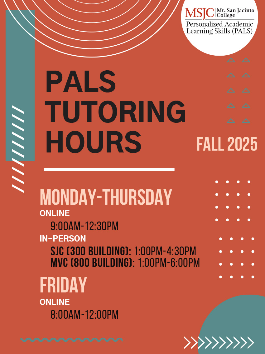PALS tutoring hours