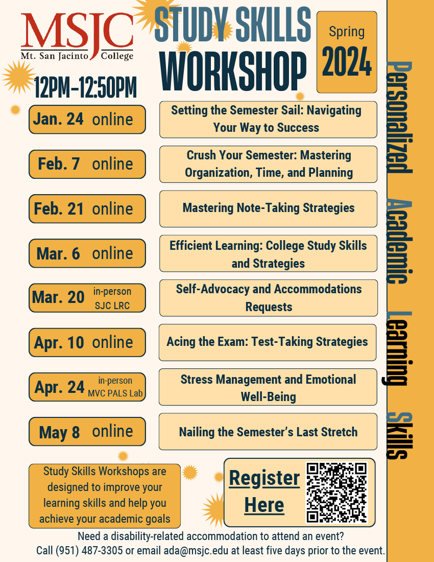 Spring 2024 Workshops