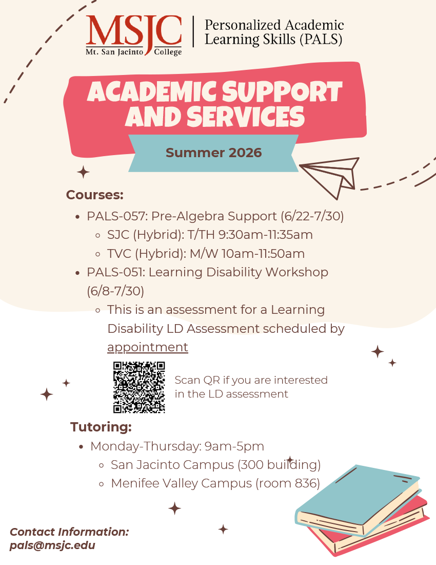 PALS Program flyer