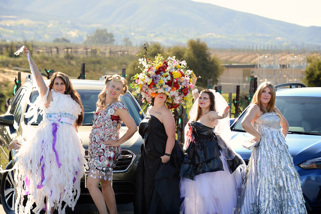 models with cars