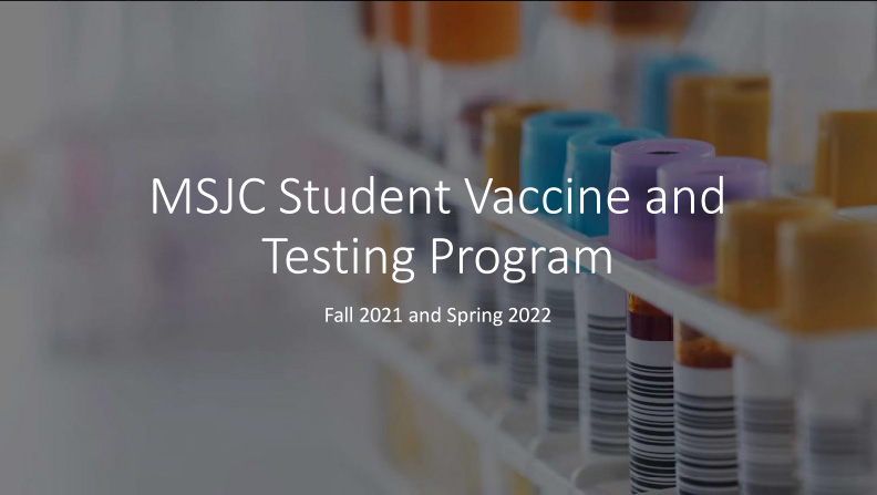 MSJC Student Vaccine and Testing Program