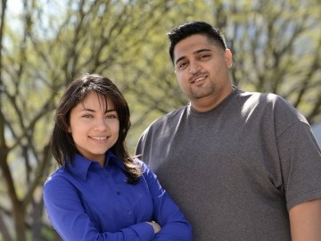 Sayed Thurab and Sylvia Sanchez